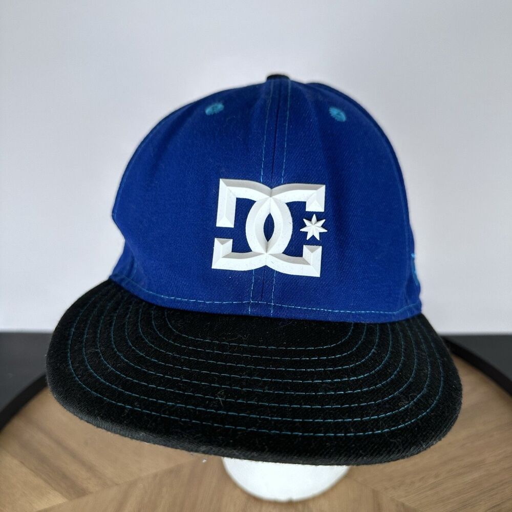 New Era 59Fifty DC Rob Dyrdek Hat Cap Fitted 7 3/8 Skateboarding Skate Blue